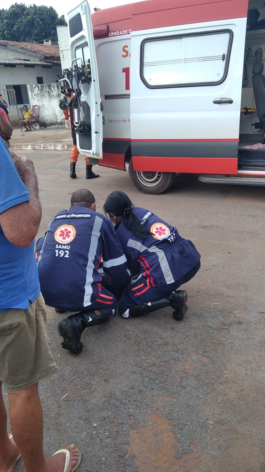 Acidente no Jupiara deixa motociclista ferido