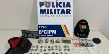 PM prende suspeitos de tráfico de entorpecentes e violência doméstica