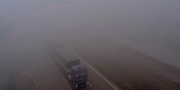 Forte neblina na Serra de São Vicente acende alerta para risco de acidentes nas rodovias de MT